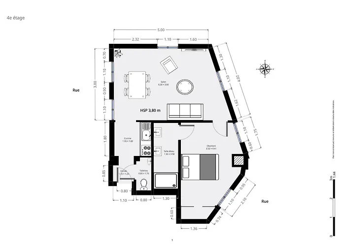 Nid Elegant Avec Climatisation - 3 Apartmán *